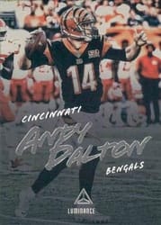 2018 Panini Luminance Base Set Andy Dalton #7 card
