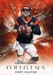 2018 Panini Origins Base Set Andy Dalton #47 card