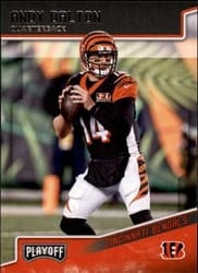 2018 Panini Playoff Base Set Andy Dalton #38 card