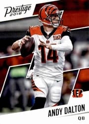 2018 Panini Prestige Base Set Andy Dalton #7 card