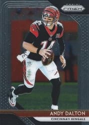 2018 Panini Prizm Base Set Andy Dalton #157 card
