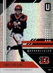 2018 Panini Unparalleled Base Set Andy Dalton #38 card