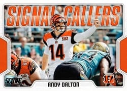 2018 Score Signal Callers Andy Dalton #7 card