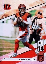 2019 Donruss Elite Base Set Andy Dalton #58 card