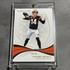 2019 Panini Immaculate Collection Andy Dalton #23 card
