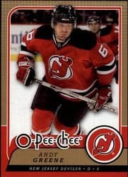 2008-09 O-Pee-Chee Base Set Andy Greene #192 card