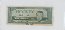 1962 Topps Hockey Bucks Andy Hebenton card