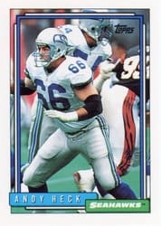 1992 Topps Base Set Andy Heck #237 card