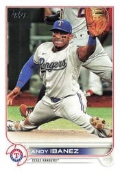 2022 Topps Base Set Andy Ibanez #383 card
