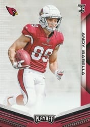 2019 Panini Playoff Base Set Andy Isabella #221 card