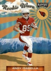 2019 Panini Playoff Rookie Wave Andy Isabella #18 card