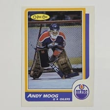 1986 O-Pee-Chee Andy Moog #212 card