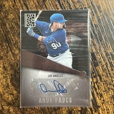 2022 Panini Capstone Autographs Andy Pages #AU-AP card