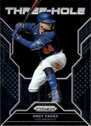 2023 Panini Prizm Three-Hole Andy Pages #TH13 card