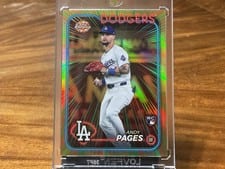 2024 Topps Chrome Update Radiating Rookies Andy Pages #RR-26 card