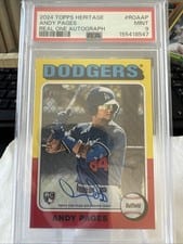 2024 Topps Heritage Real One Autograph Andy Pages #ROAAP card