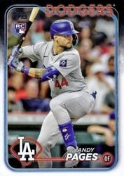2024 Topps Update Base Set Andy Pages #US221 card