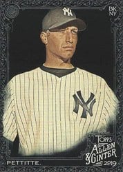 2019 Topps Allen & Ginter X Base Set Andy Pettitte #283 card