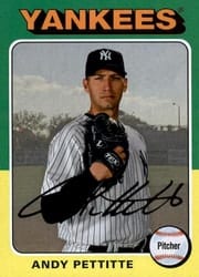 2019 Topps Archives Base Set Andy Pettitte #109 card