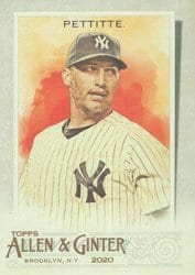 2020 Topps Allen & Ginter Base Set Andy Pettitte #39 card