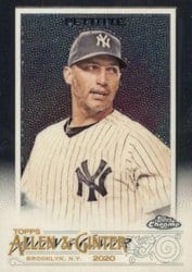 2020 Topps Allen & Ginter Chrome Base Set Andy Pettitte #39 card
