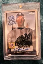 2021 Topps Chrome Platinum Anniversary Autographs Andy Pettitte #PA-AP card