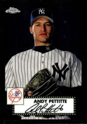 2021 Topps Chrome Platinum Anniversary Base Set Andy Pettitte #519 card