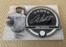 2021 Topps Five Star Silver Signatures Andy Pettitte #SS-AP card