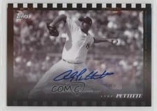2022 Topps Black & White Autographs Andy Pettitte #85A card