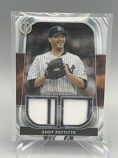 2022 Topps Tribute Dual Relics Andy Pettitte #DR-AP card