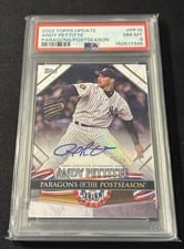 2022 Topps Update Paragons of the Postseason Autographs Andy Pettitte #PP-18 card