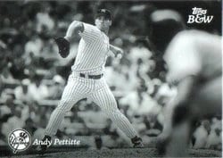 2023 Topps Black & White Base Set Andy Pettitte #85 card