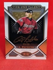 2023 Topps Tier One Talent Autographs Andy Pettitte #T1TA-AP card