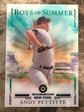 2025 Panini Boys of Summer Base Set Andy Pettitte #38 card