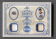 2025 Leaf Bronx Legacy The Bronx 2 Andy Pettitte / Roger Clemens #B2-1 card