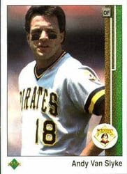1989 Upper Deck Base Set Andy Van Slyke #537 card