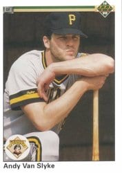 1990 Upper Deck Base Set Andy Van Slyke #536 card