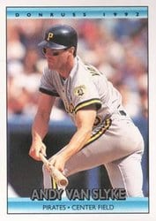 1992 Donruss Base Set Andy Van Slyke #383 card