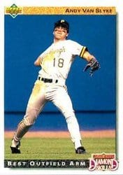 1992 Upper Deck Base Set Andy Van Slyke #715 card