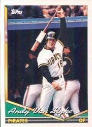 1994 Topps Base Set Andy Van Slyke #650 card