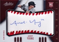 2021 Panini Absolute Base Set Andy Young #176 card