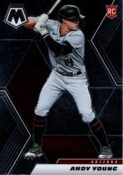 2021 Panini Mosaic Base Set Andy Young #210 card