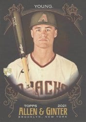 2021 Topps Allen & Ginter X Base Set Andy Young #158 card