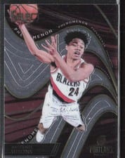 2018 Panini Select Phenomenon Anfernee Simons #19 card