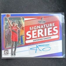 2020-21 Donruss Optic Signature Series Anfernee Simons #SS-ANF card