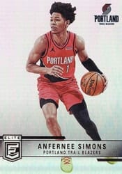 2021-22 Donruss Elite Base Set Anfernee Simons #57 card