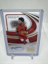 2023-24 Panini Immaculate Collection Scorers Club Signatures Anfernee Simons #5 card