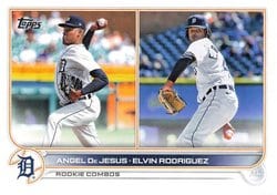 2022 Topps Update Base Set Angel De Jesus / Elvin Rodriguez #US162 card
