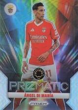 2025 Panini Prizm FIFA Prizmatic Angel Di Maria Silver #27 card