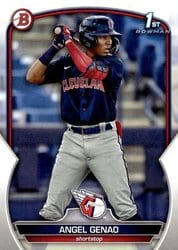 2023 Bowman Prospects Angel Genao #BP-140 card